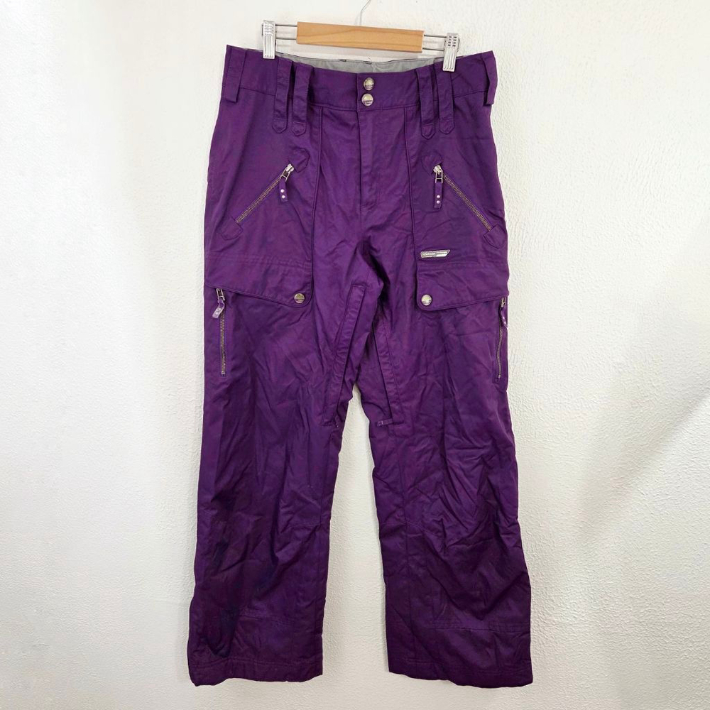 Sims bright purple snow pants snowboarding skiing winter colorful women's medium